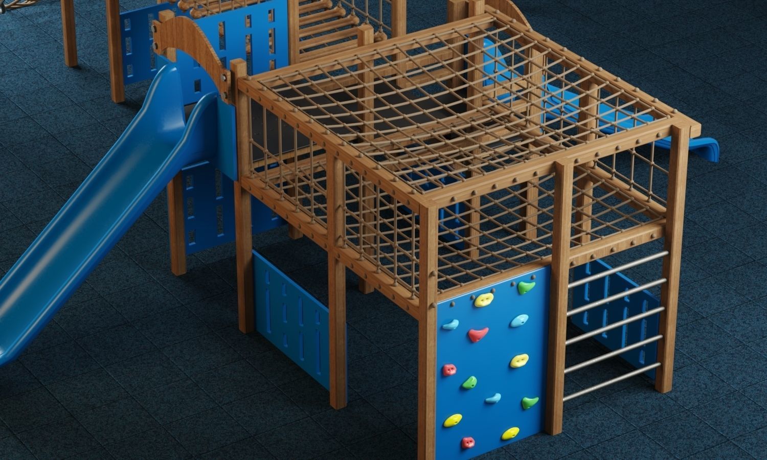 Kids playground 01 3D model_4