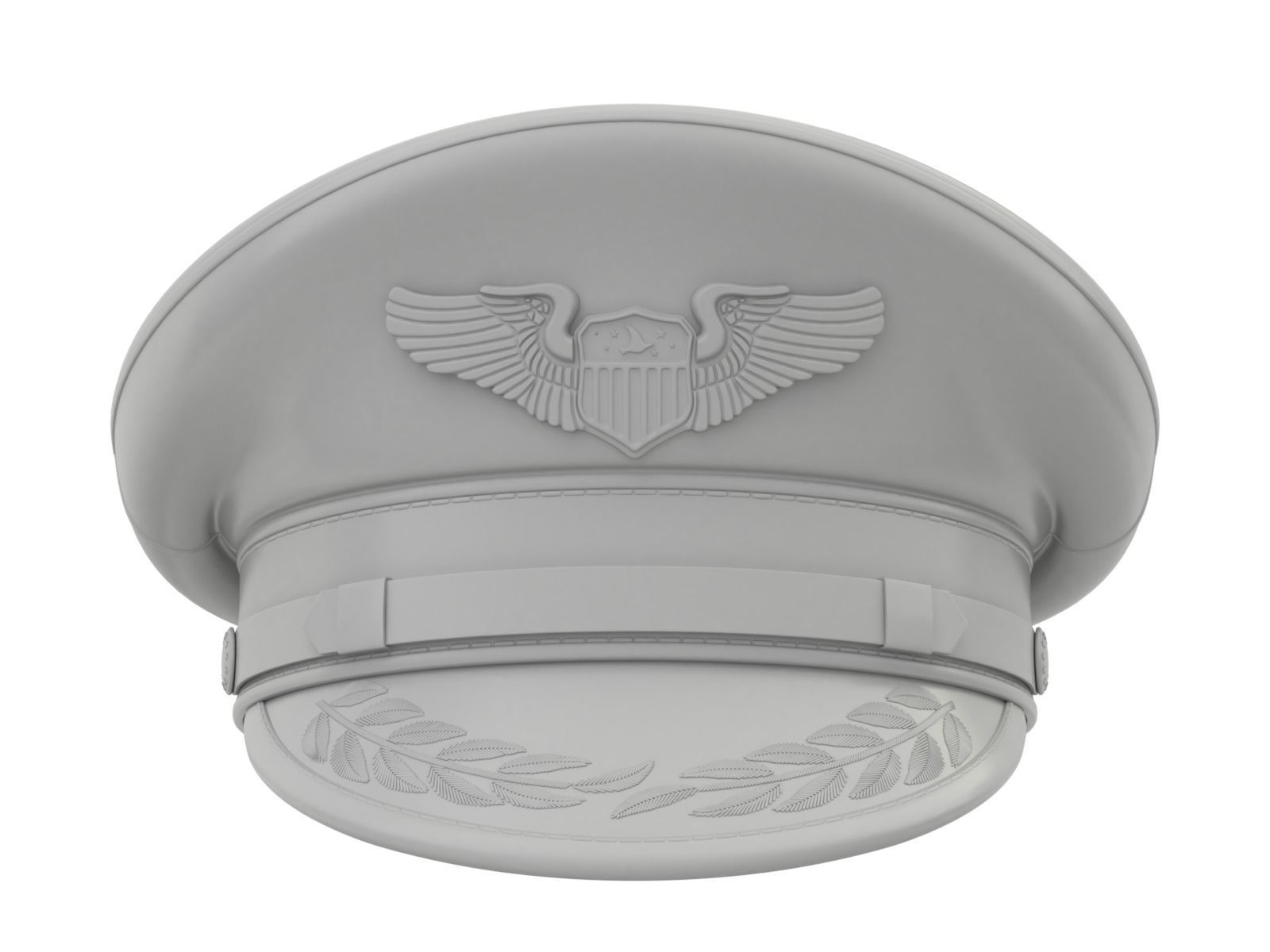 Pilot Hat 3D model_13