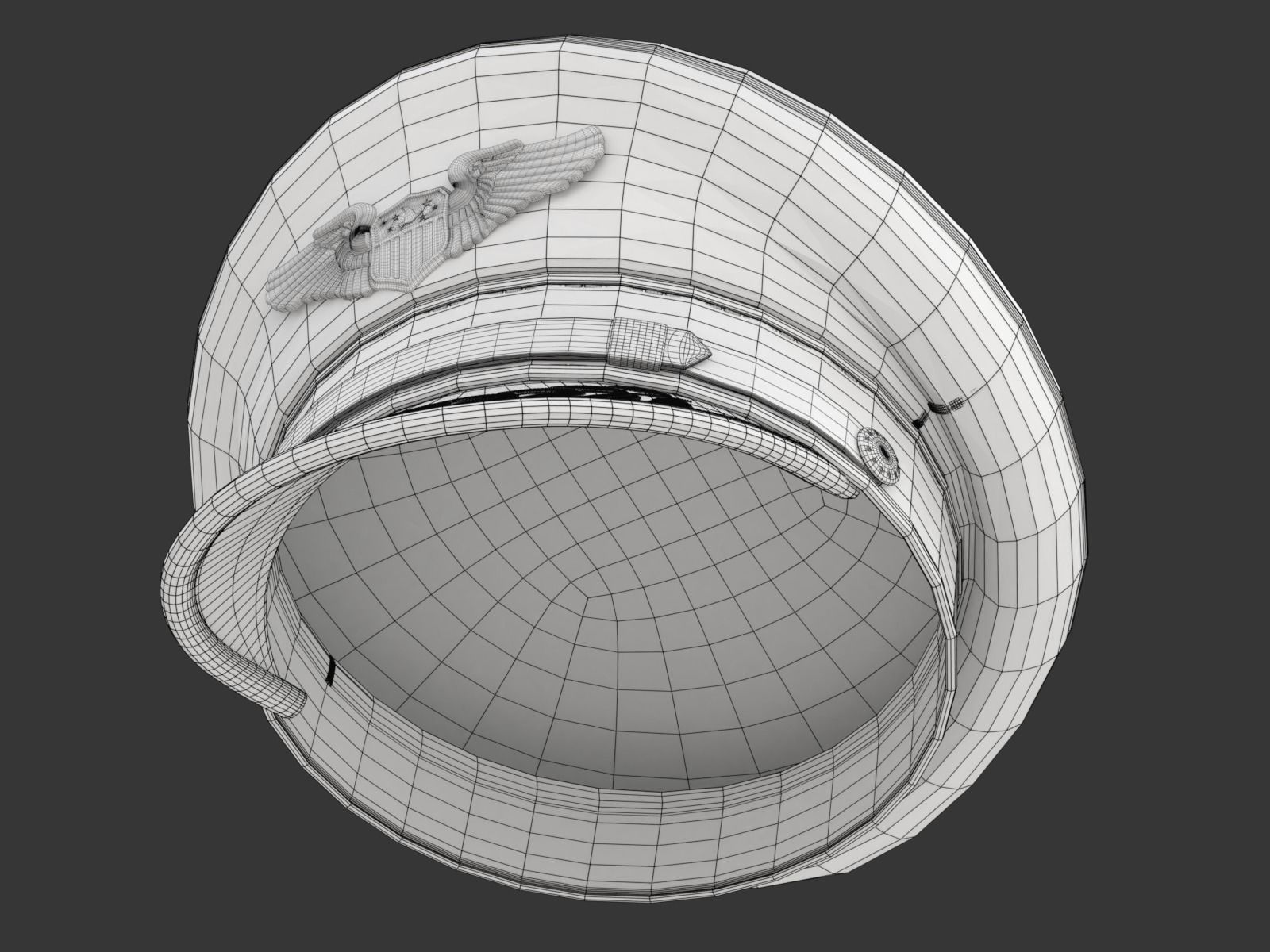 Pilot Hat 3D model_24