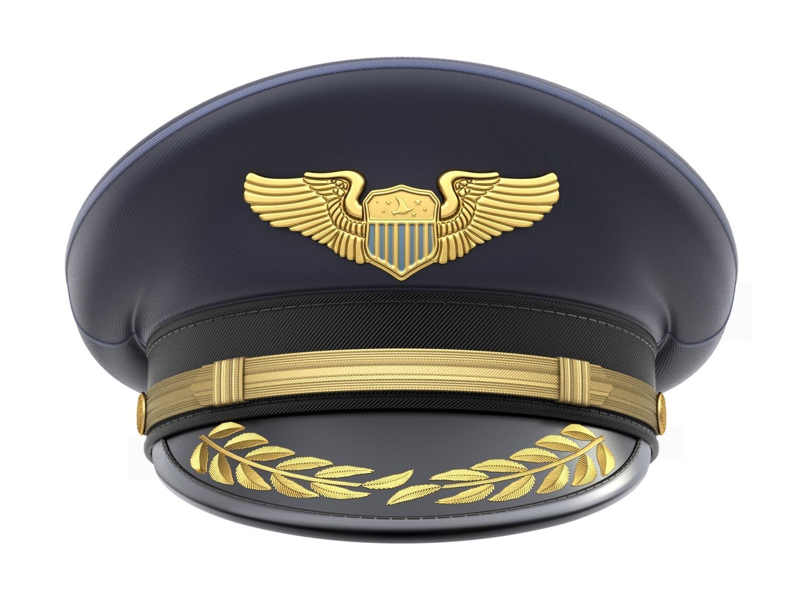 Pilot Hat 3D model_4