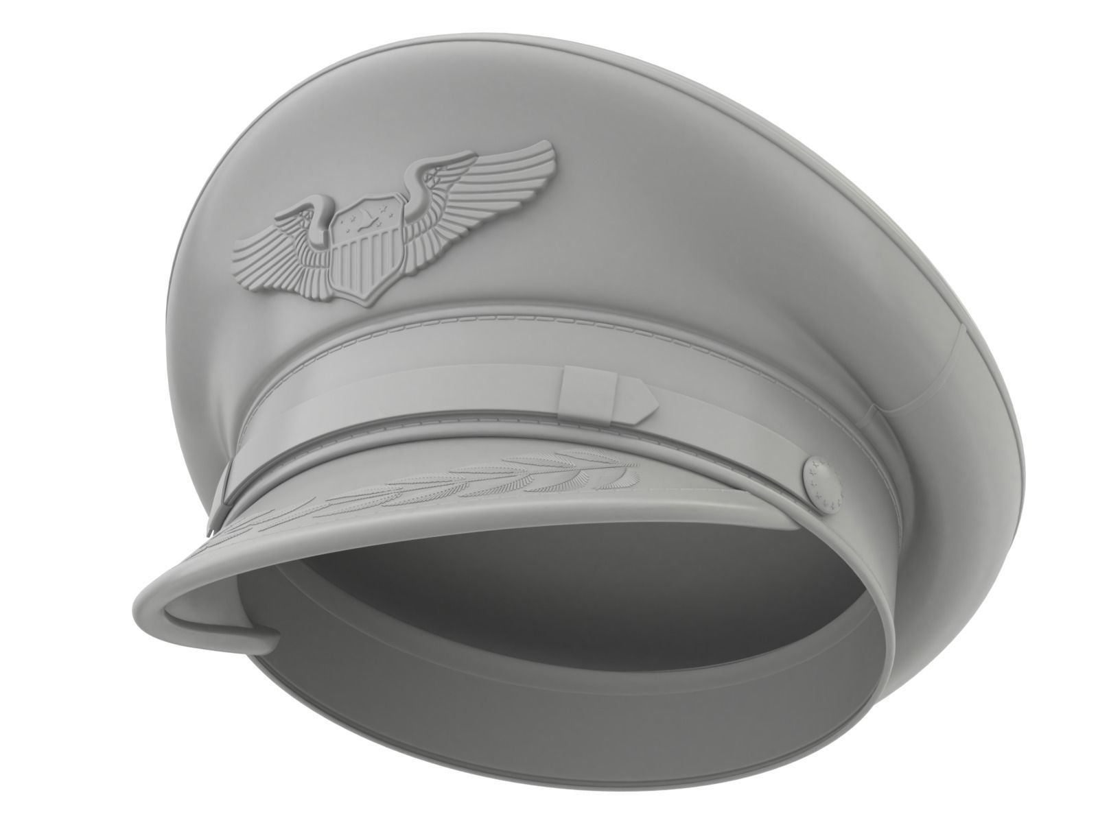 Pilot Hat 3D model_16