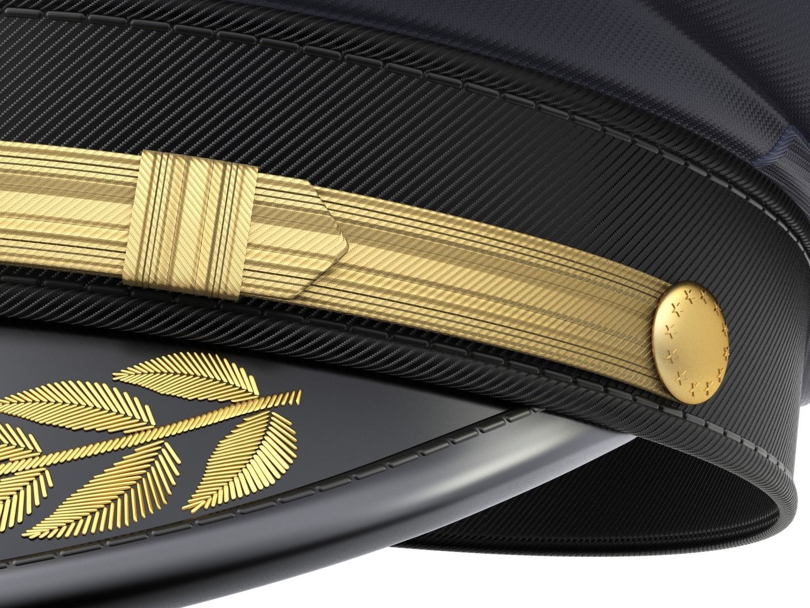 Pilot Hat 3D model_7