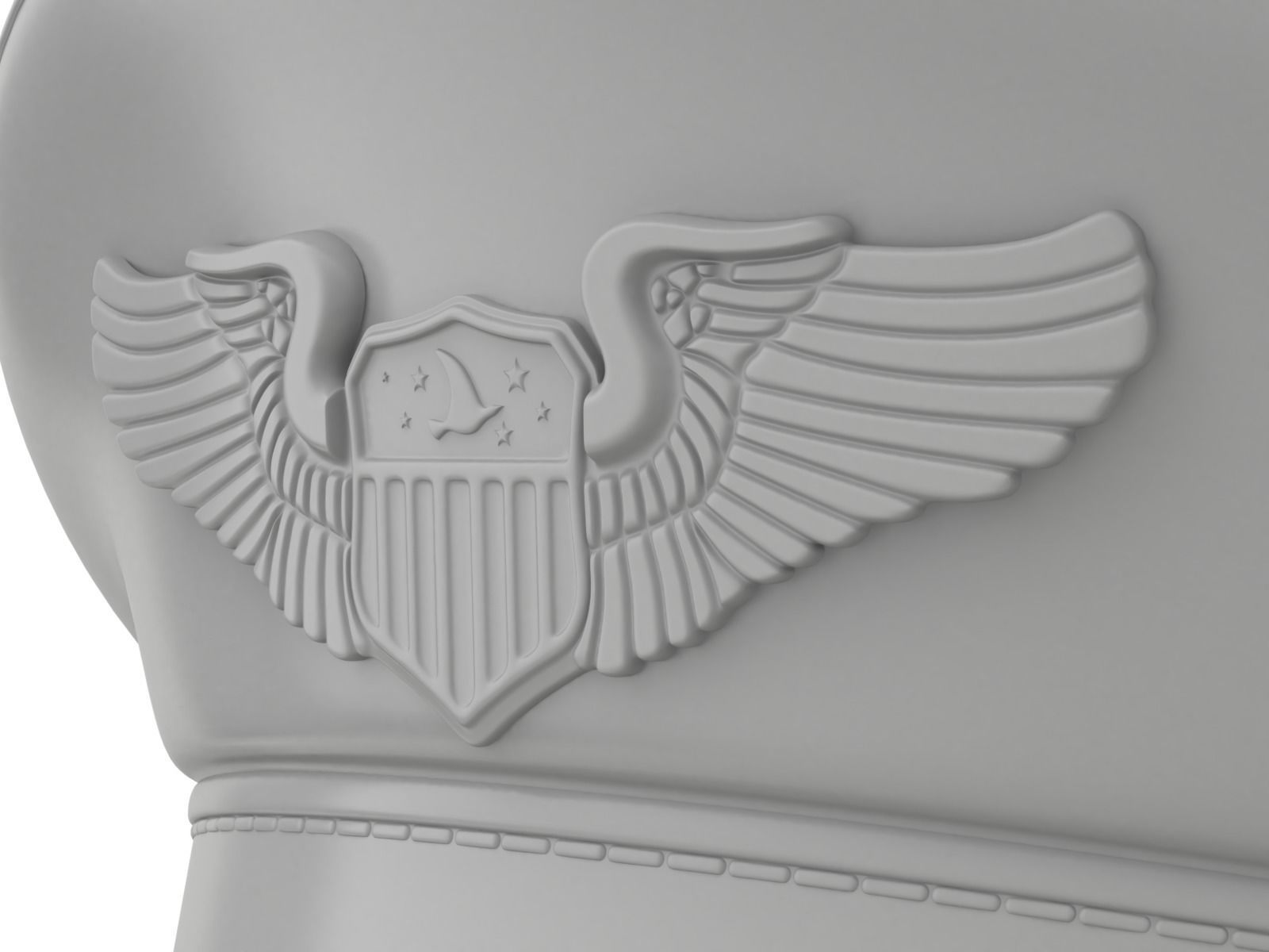 Pilot Hat 3D model_15