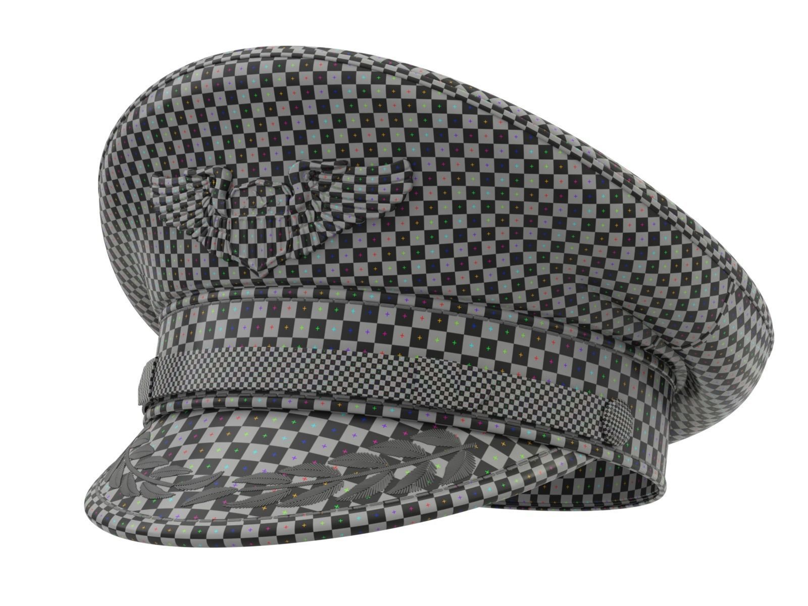 Pilot Hat 3D model_10