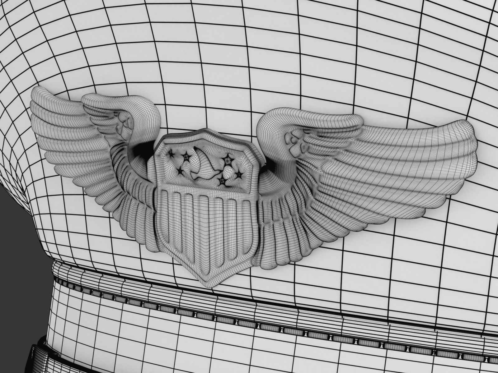 Pilot Hat 3D model_28