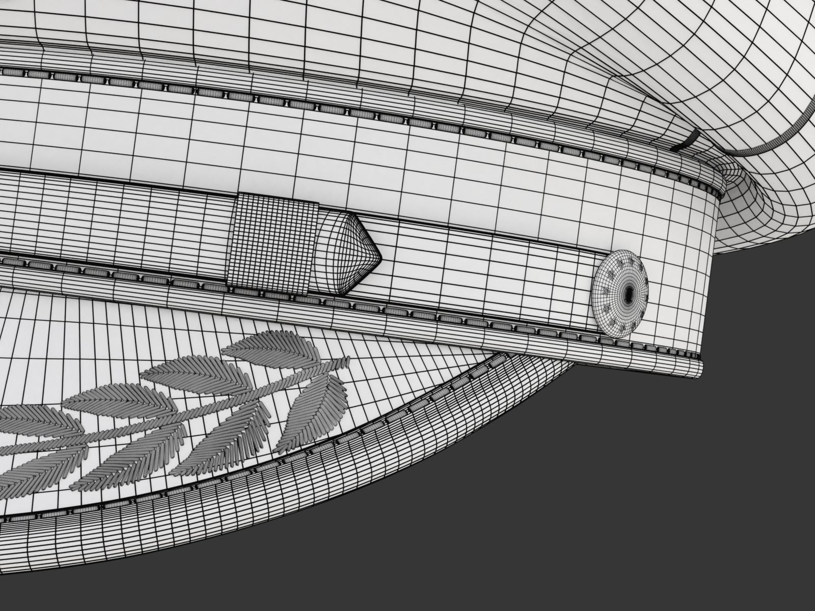 Pilot Hat 3D model_29