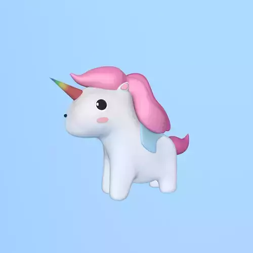 Unicorn 3D model