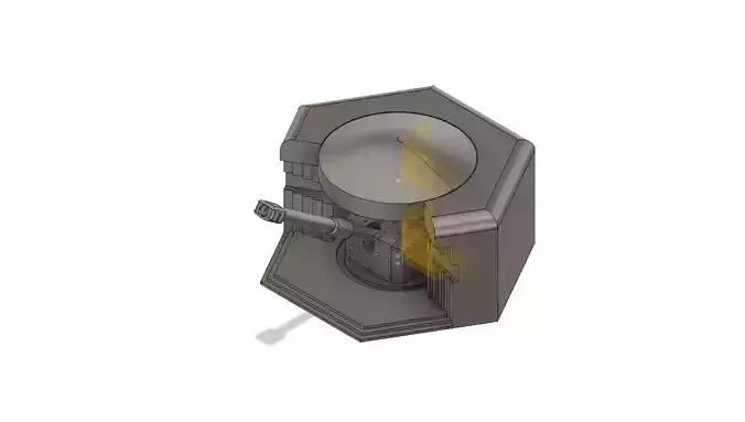 WW2 style hexagonal bunker