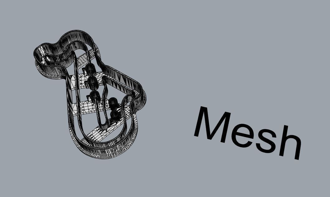 Saxophone cookie cutter 3D print model_2