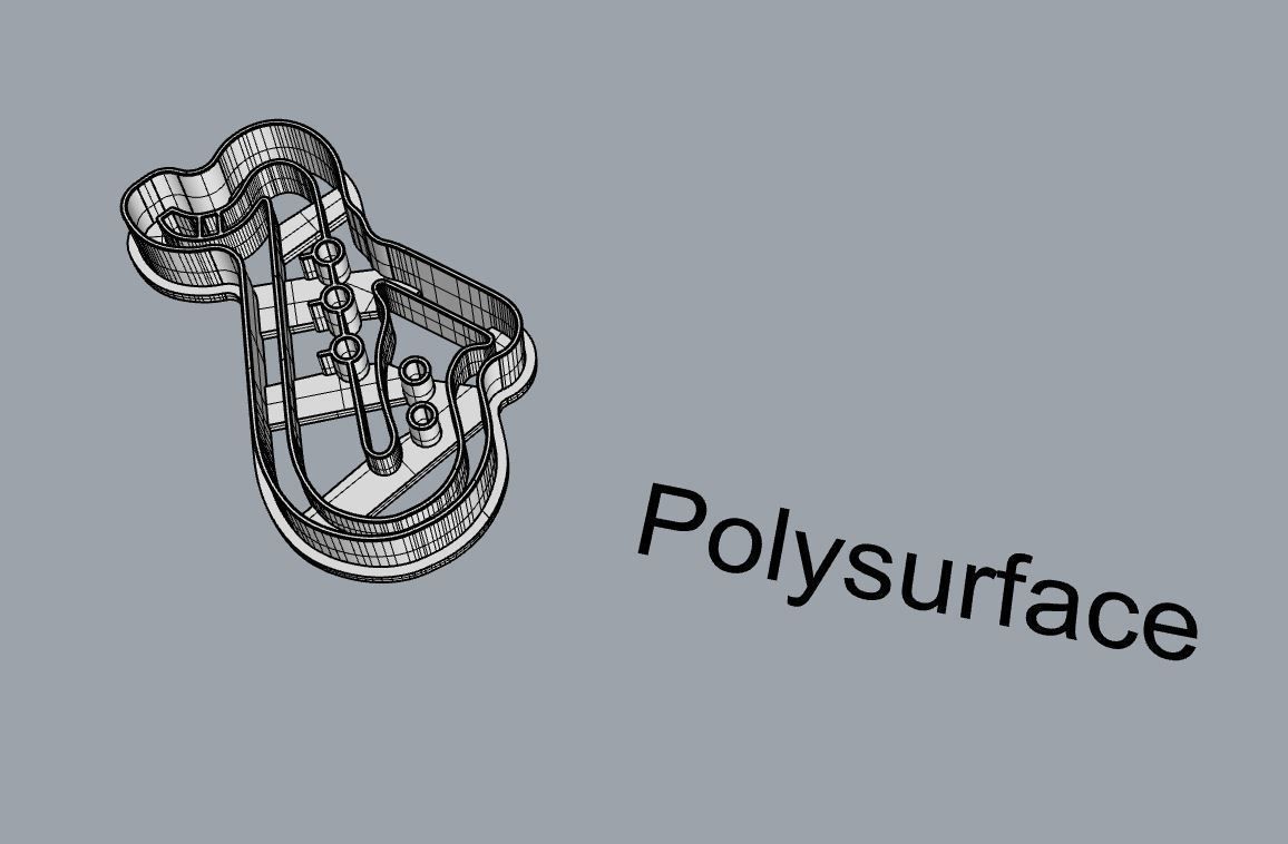 Saxophone cookie cutter 3D print model_3