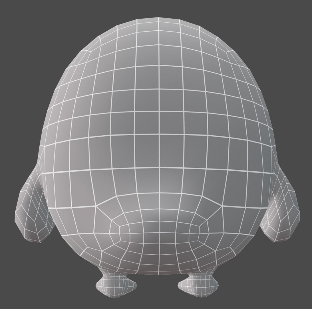 plush bird 3D model_9