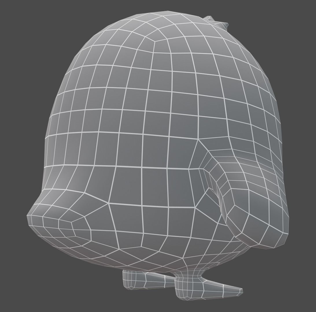 plush bird 3D model_8