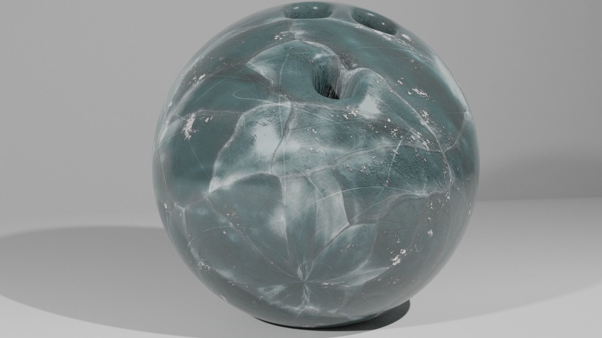 Bowling Ball Ice 3D model_2