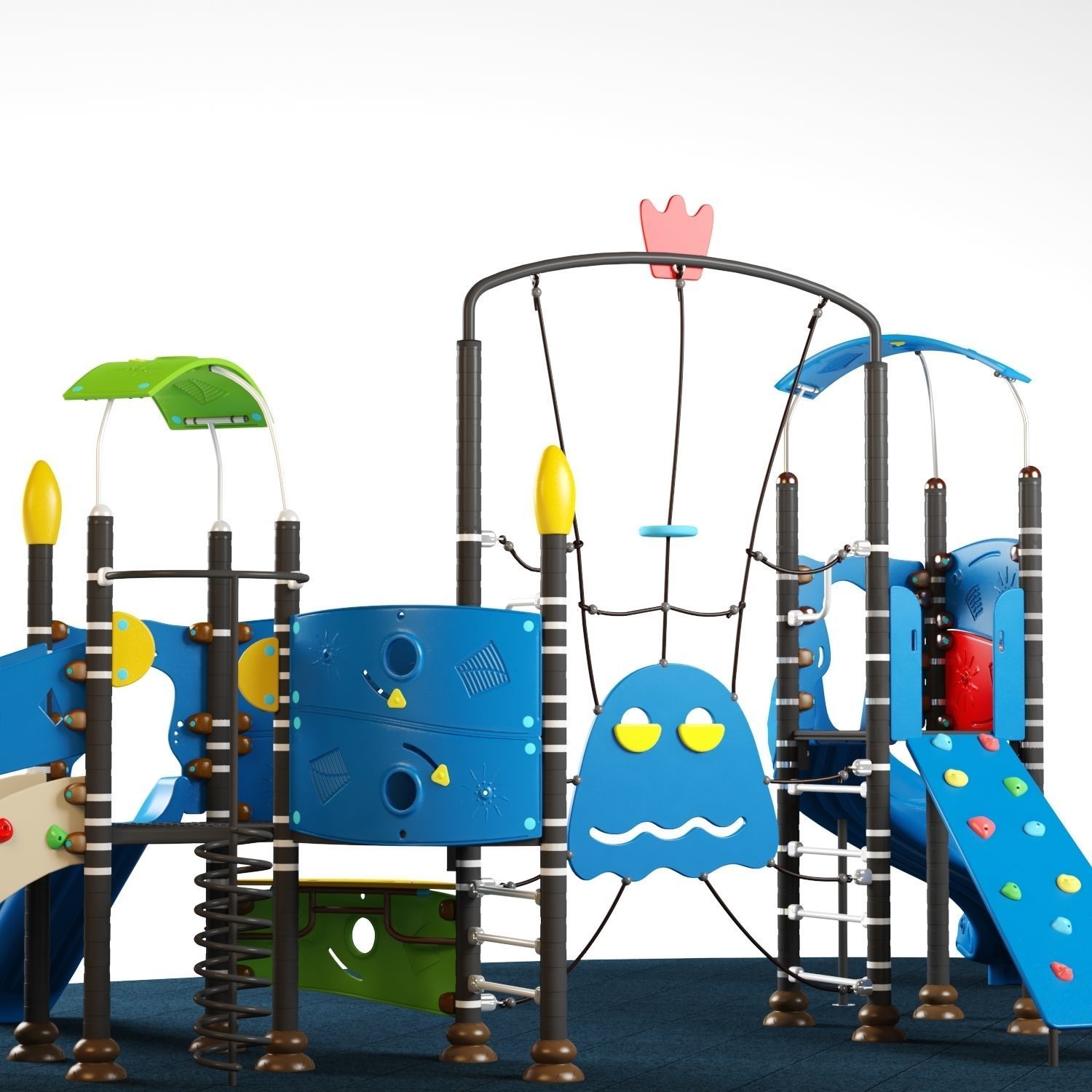 Kids playground 09 3D model_2