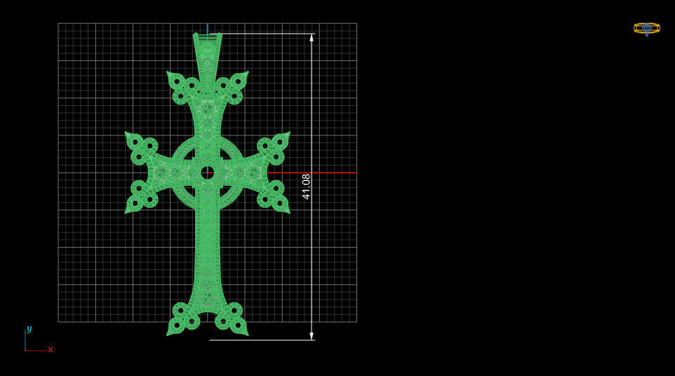 Cross Armenian 1 3D print model_3