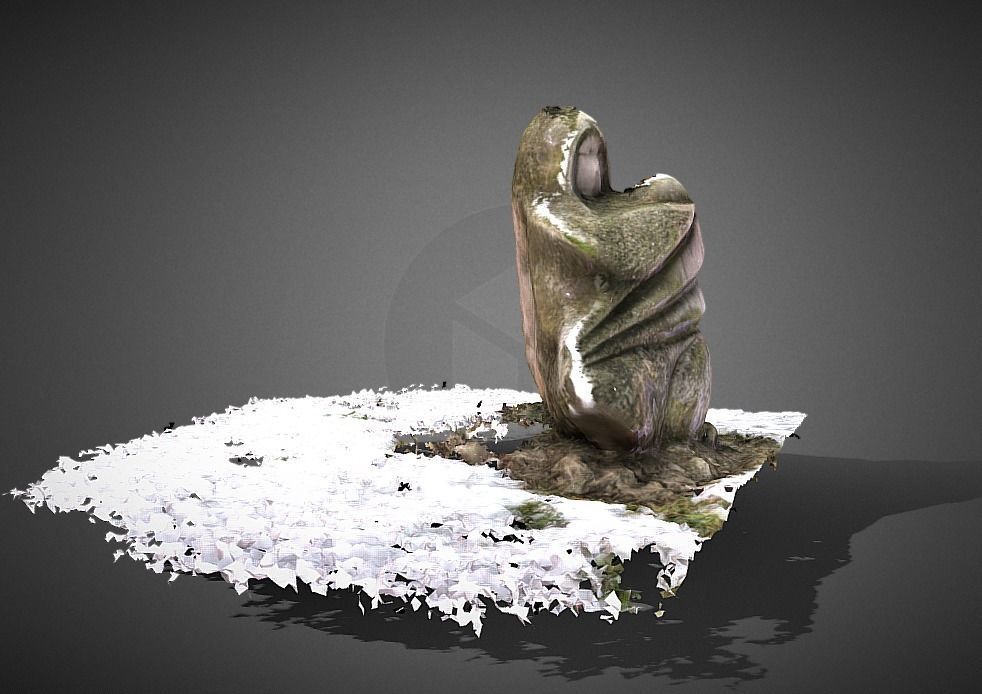 3D scanned Statue  Free 3D print model_3