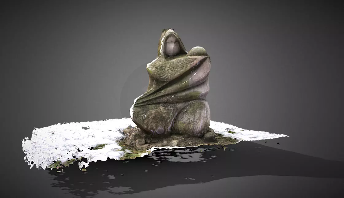 3D scanned Statue  Free 3D print model_0