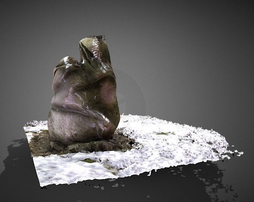 3D scanned Statue  Free 3D print model_1