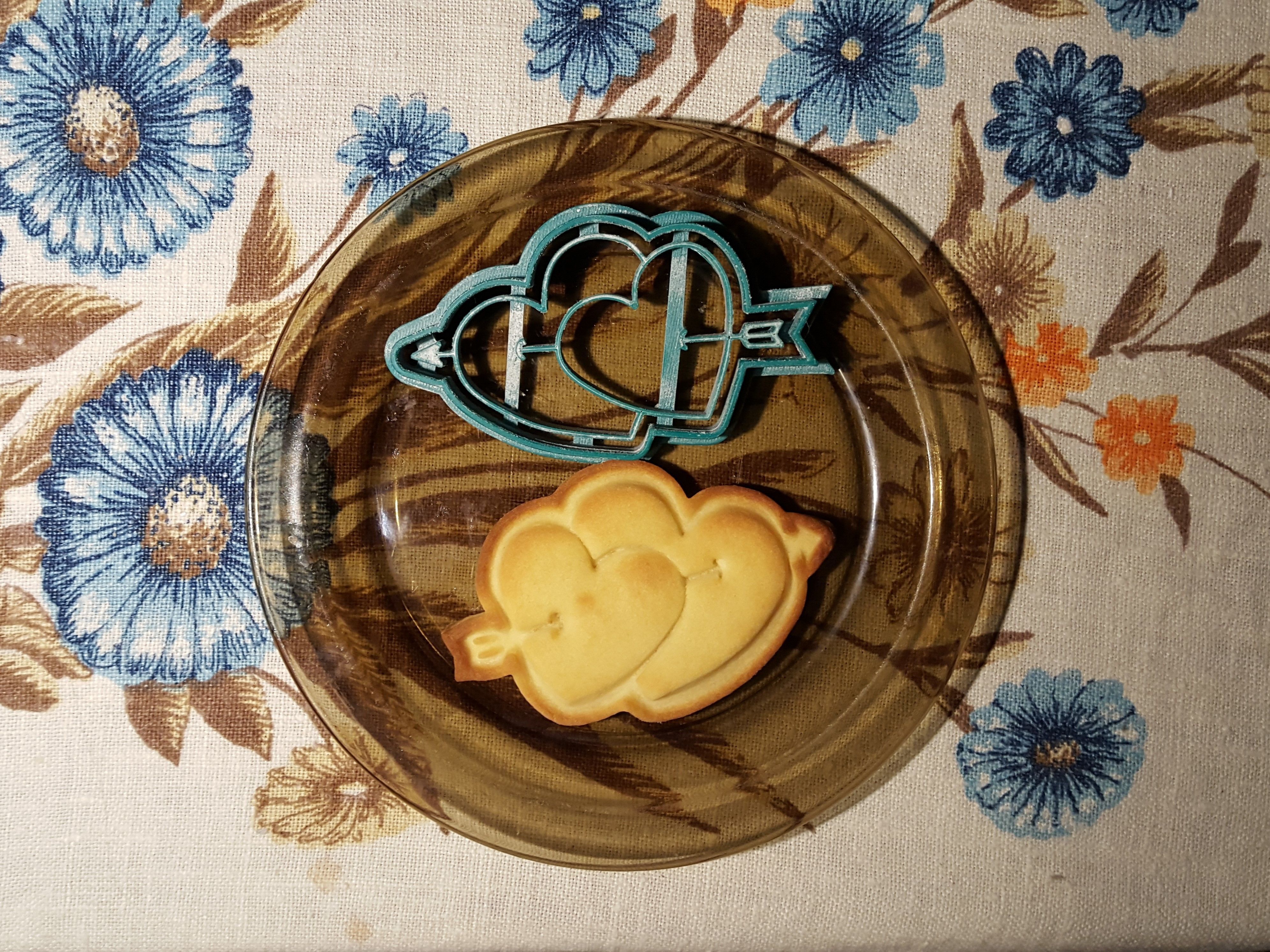 Hearts cookie cutter 3D print model_1