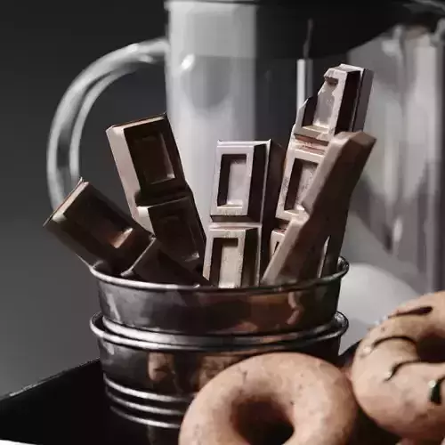 Coffee Set 3 3D model