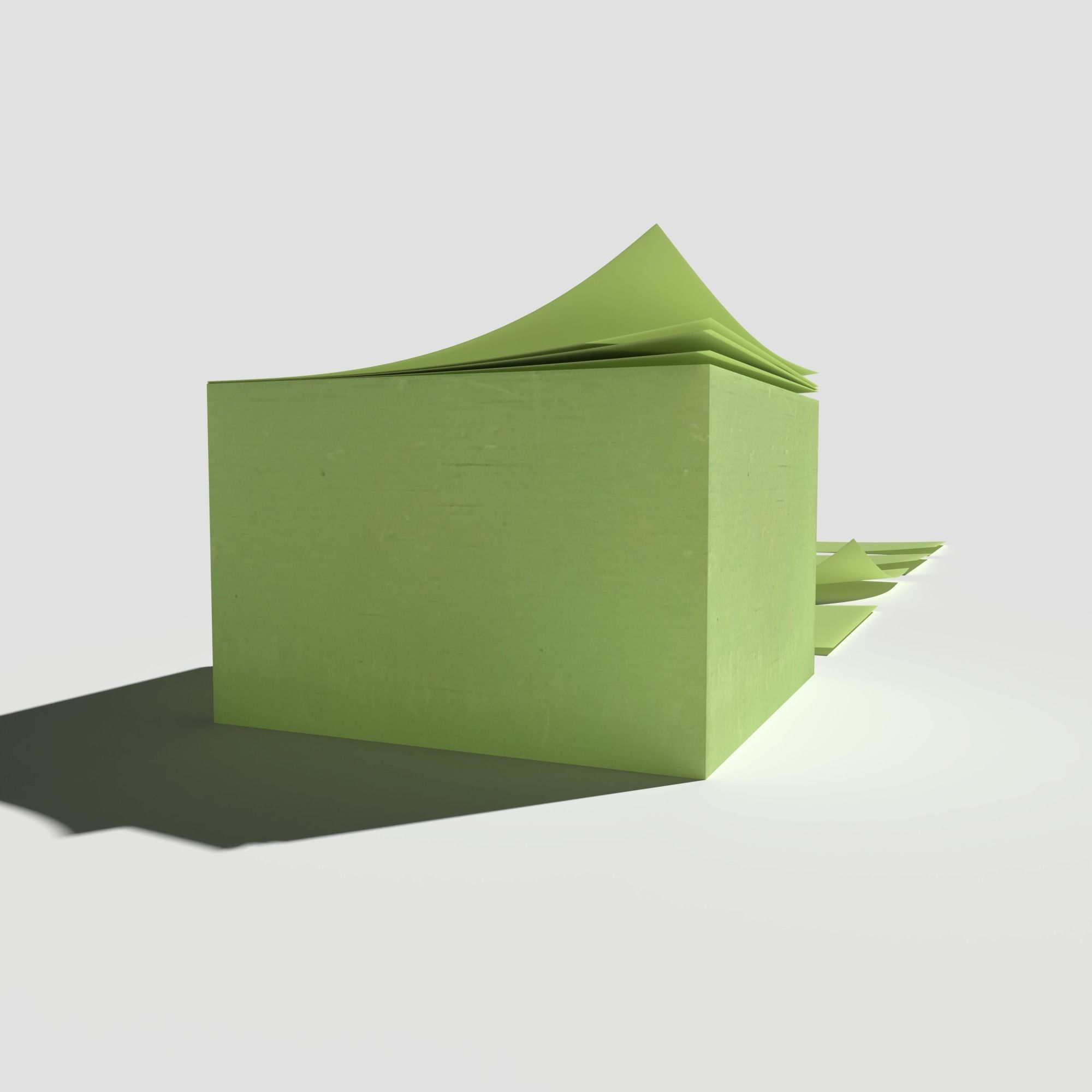 Sticky Notes 3D model_3