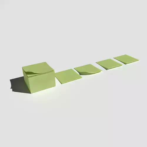 Sticky Notes 3D model