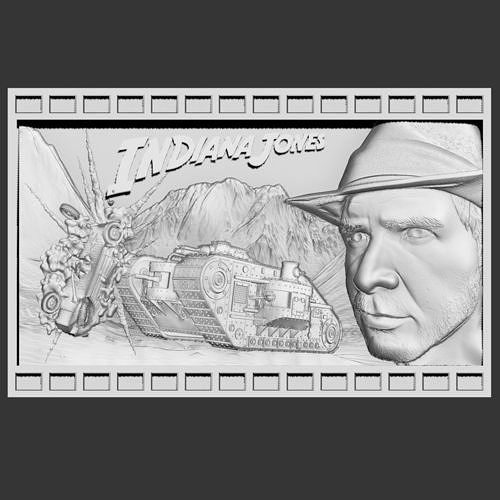 Indiana Jones 3 pano 3D model 3D printable | CGTrader