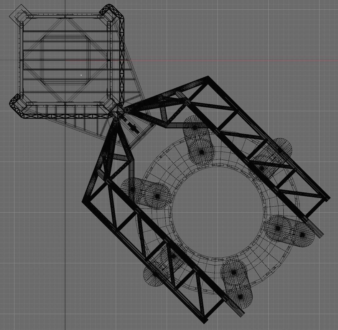 SpaceX Starbase Orbital Launch Tower -Mechazilla- 3D model_2