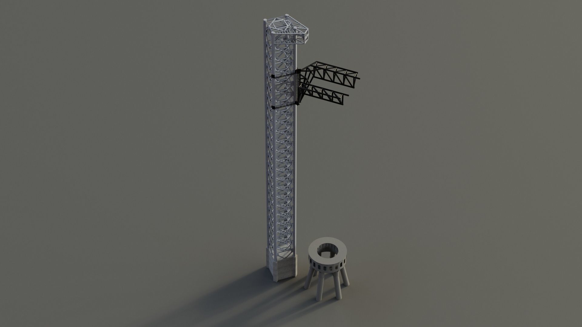 SpaceX Starbase Orbital Launch Tower -Mechazilla- 3D model_4