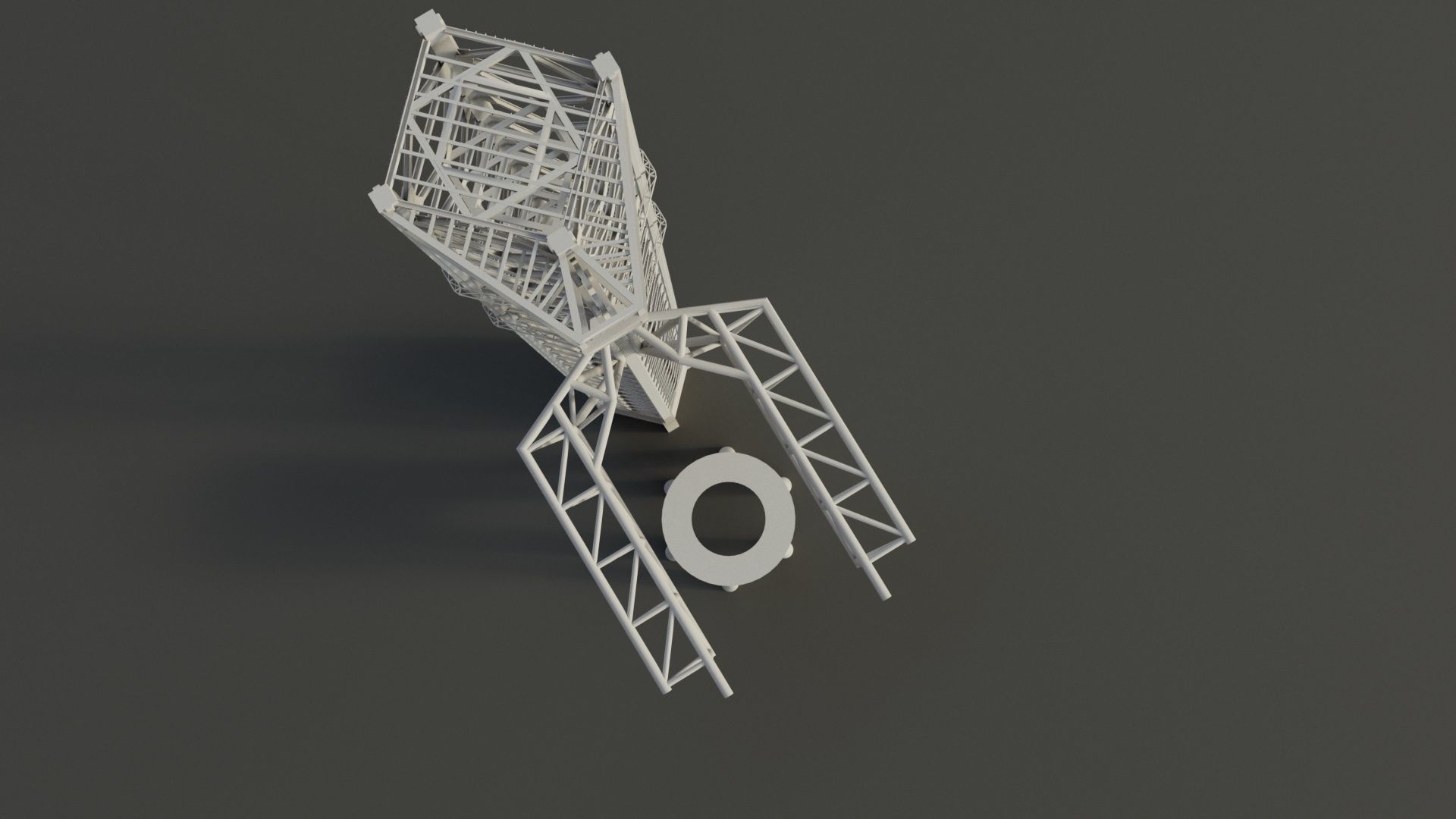 SpaceX Starbase Orbital Launch Tower -Mechazilla- 3D model_9