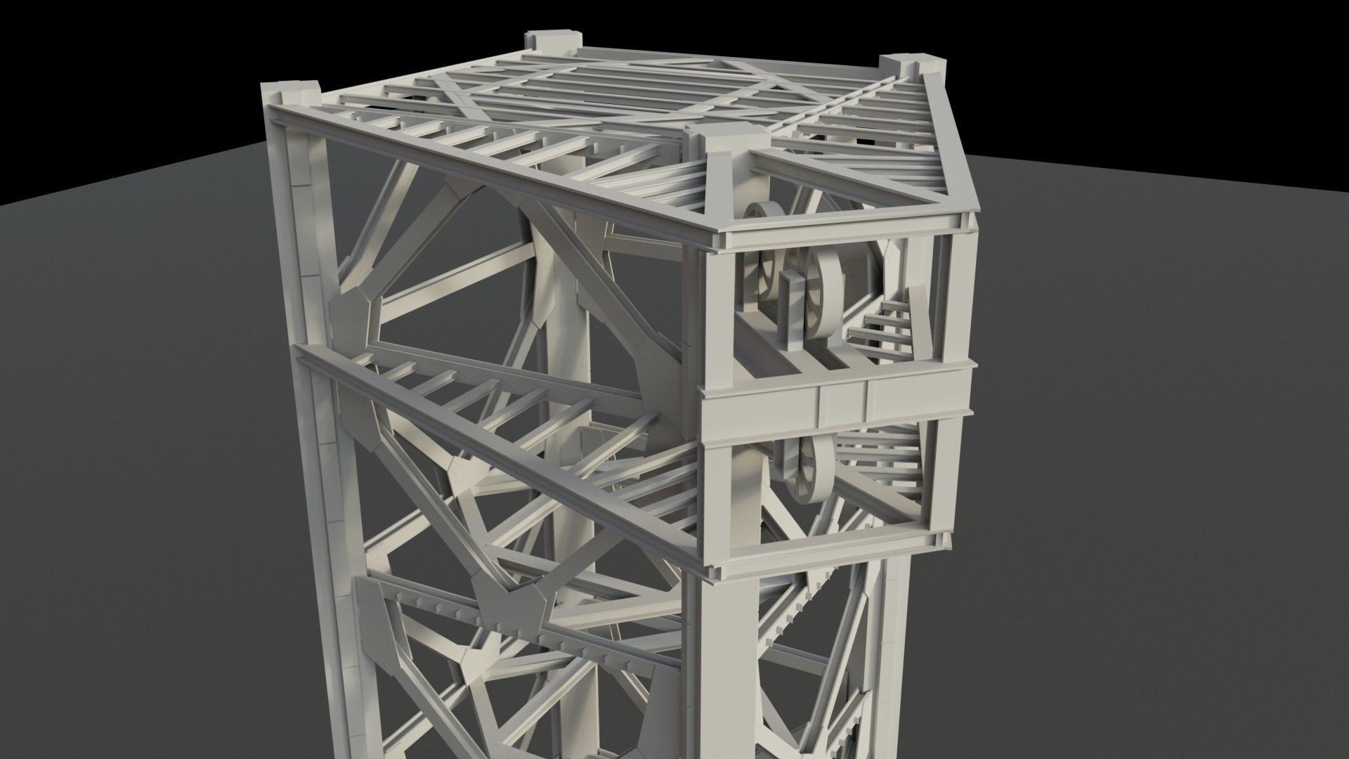 SpaceX Starbase Orbital Launch Tower -Mechazilla- 3D model_13