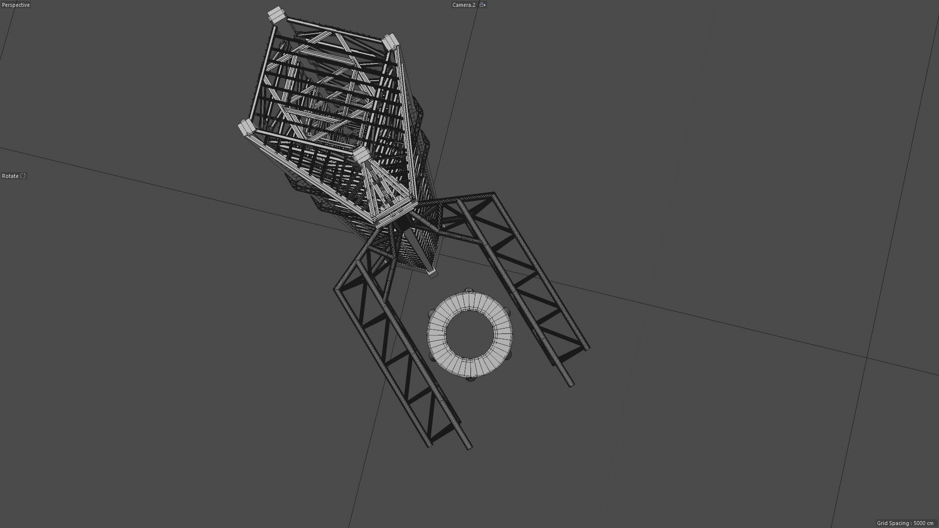 SpaceX Starbase Orbital Launch Tower -Mechazilla- 3D model_10