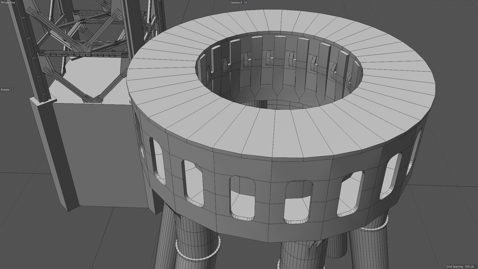 SpaceX Starbase Orbital Launch Tower -Mechazilla- 3D model_24