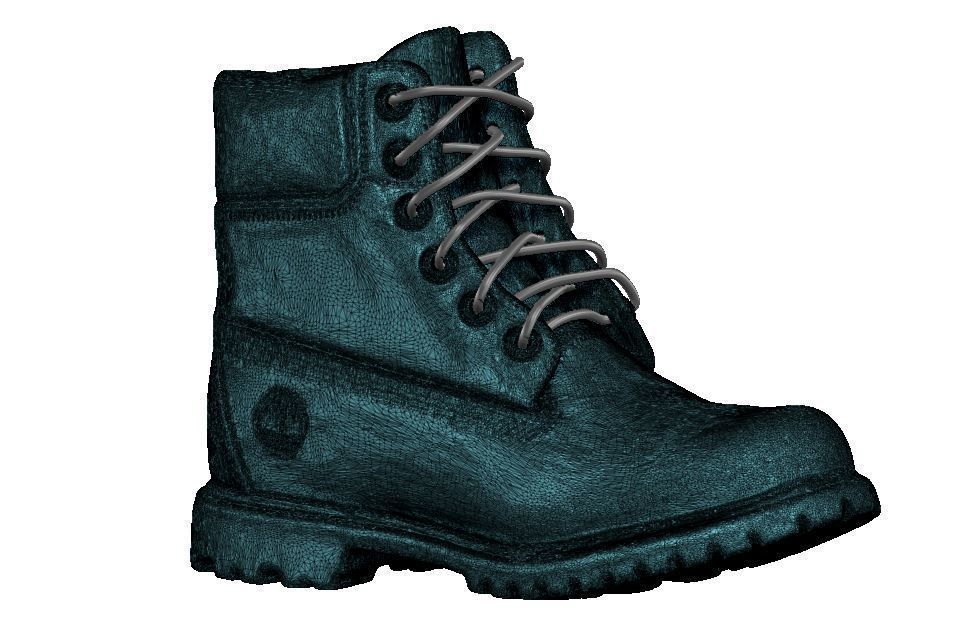 Timberland boot 3D print model_24
