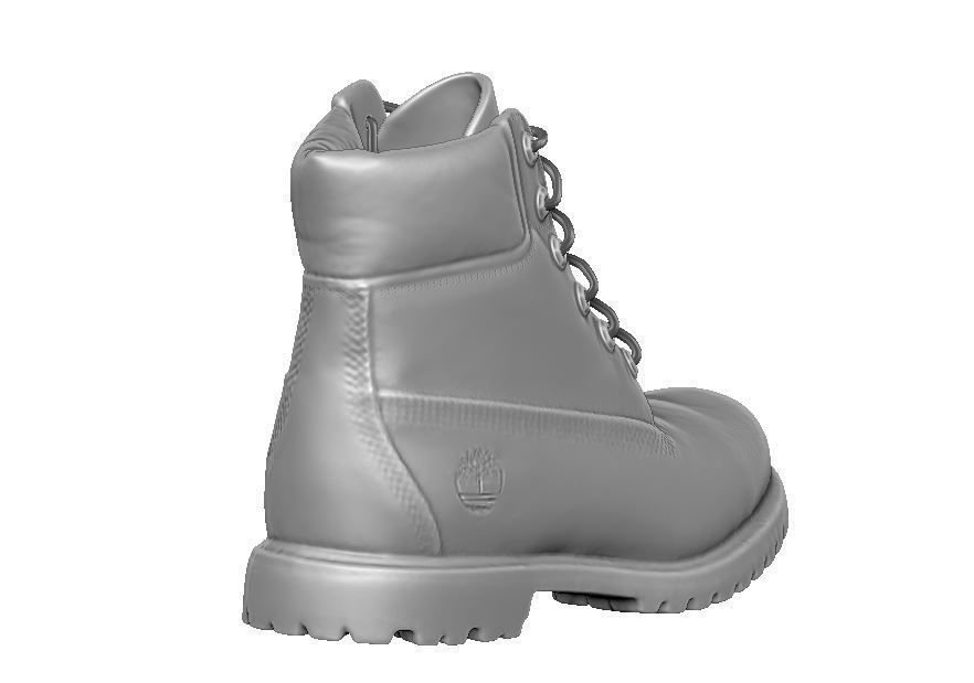 Timberland boot 3D print model_28
