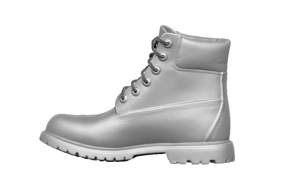 Timberland boot 3D print model_11