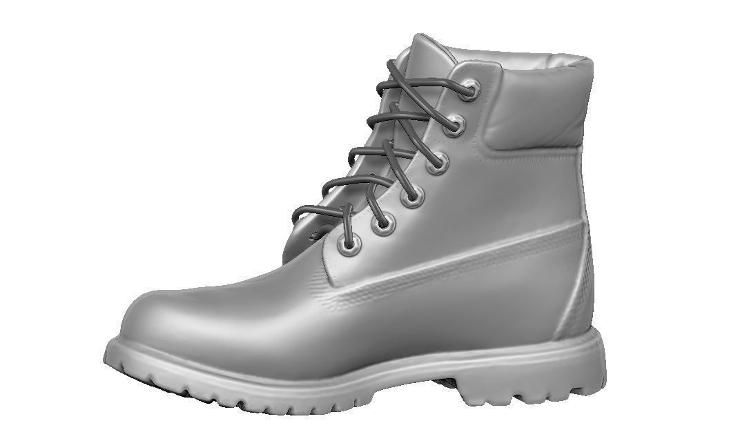 Timberland boot 3D print model_13