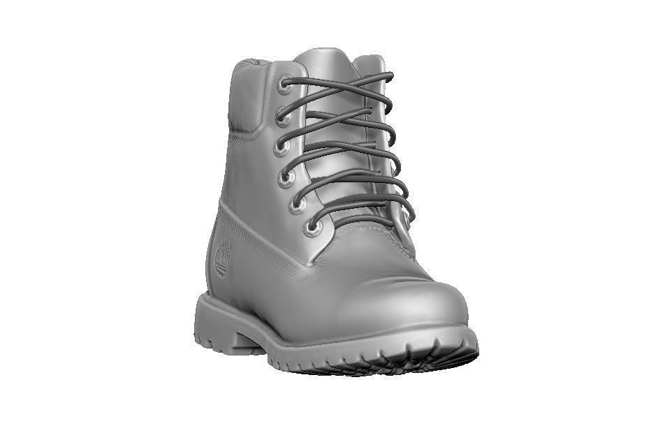 Timberland boot 3D print model_16