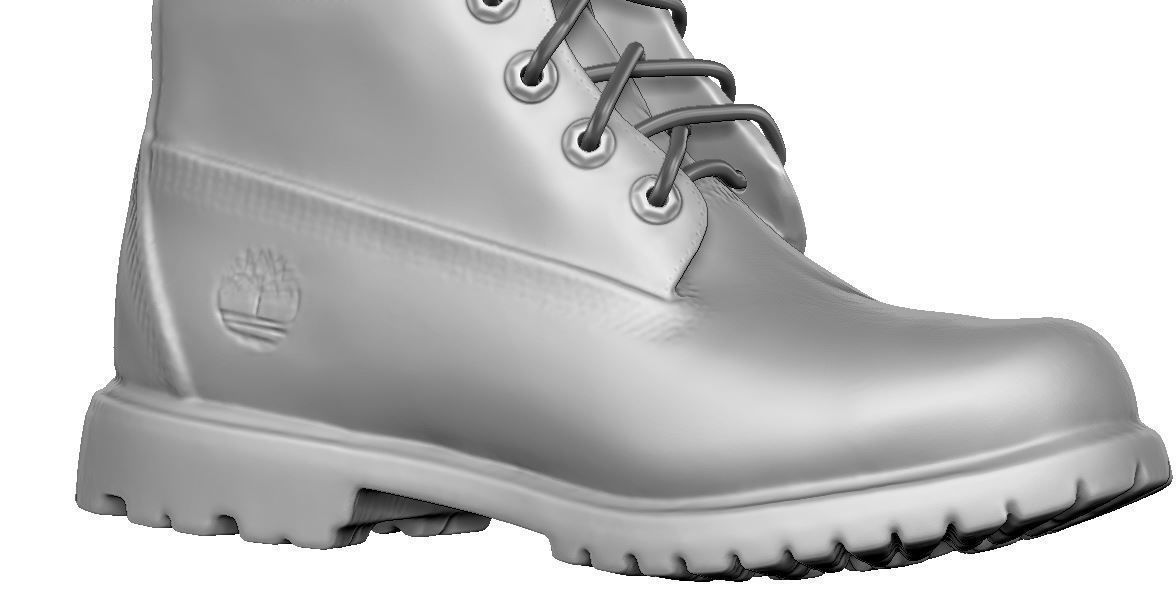 Timberland boot 3D print model_21