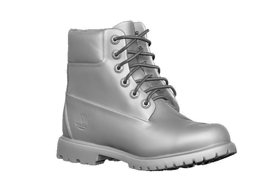Timberland boot 3D print model_1