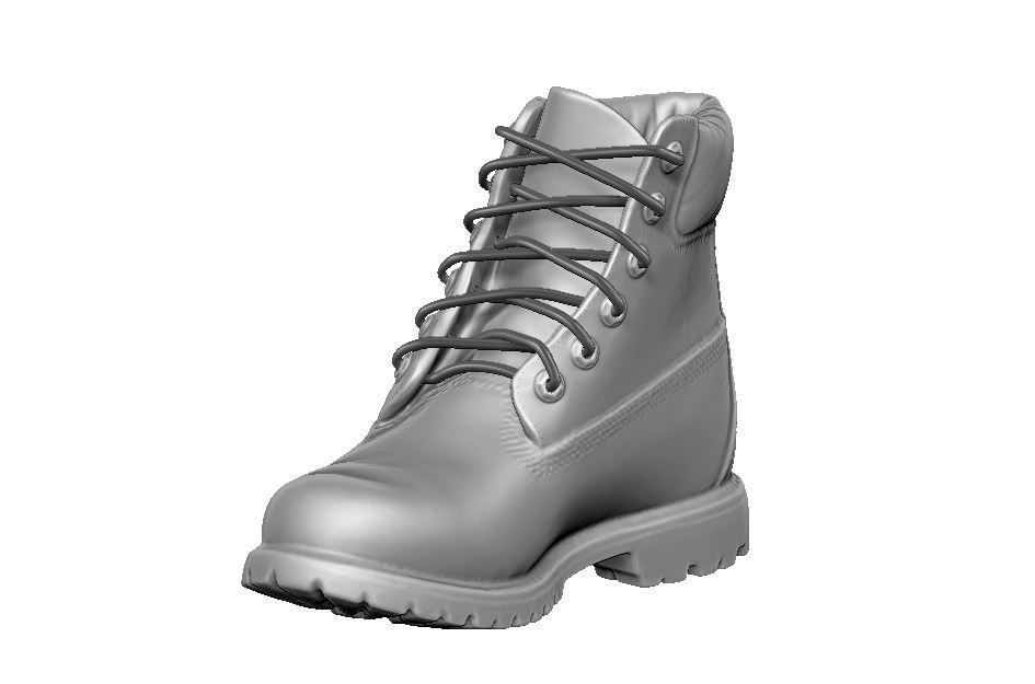 Timberland boot 3D print model_14