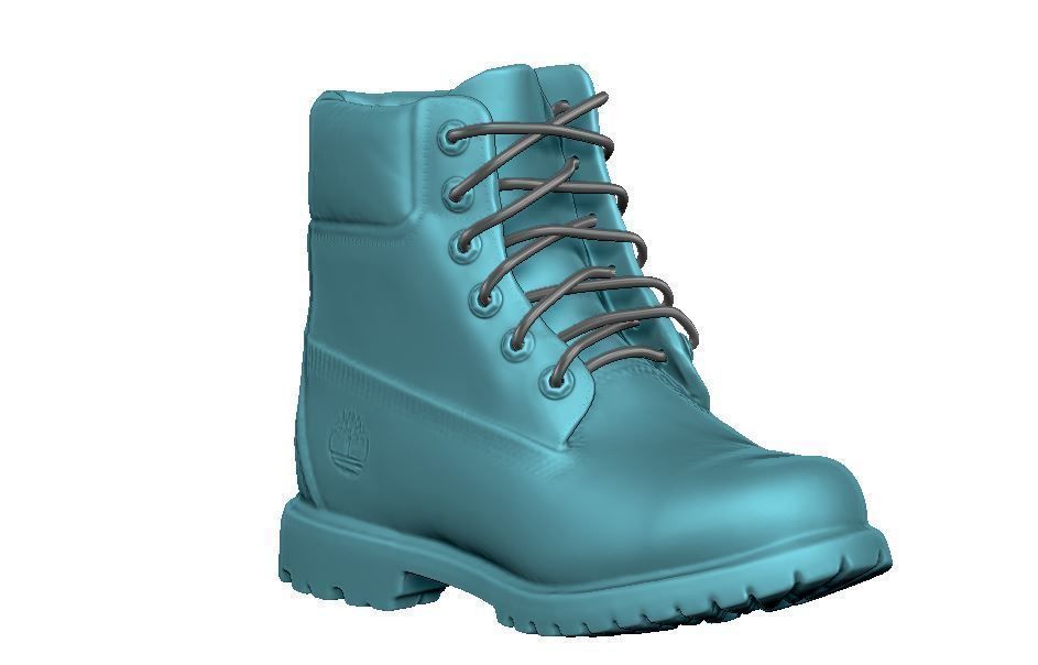 Timberland boot 3D print model_23