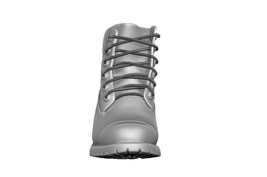 Timberland boot 3D print model_6