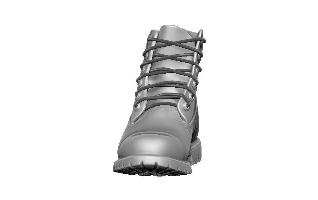 Timberland boot 3D print model_15