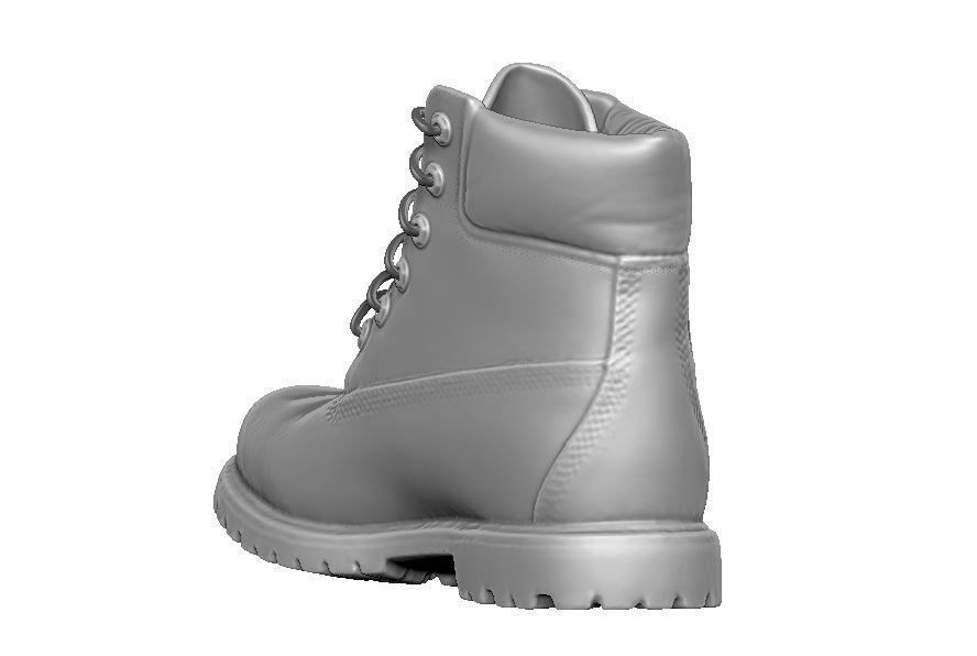 Timberland boot 3D print model_7