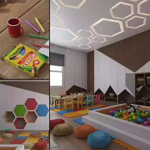 Kindergarten 3D model