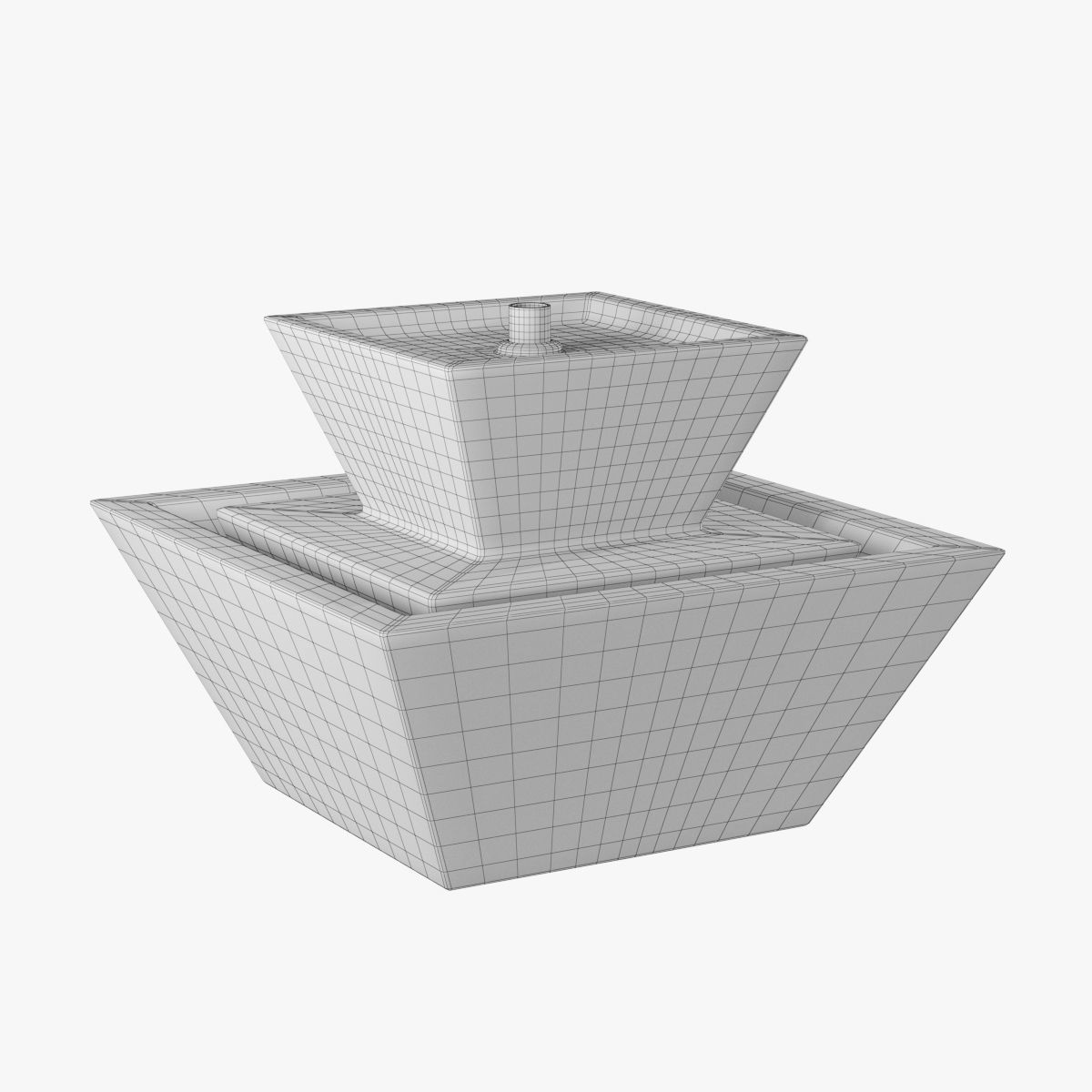 Potterybarn Pei Fountain 3D model_8