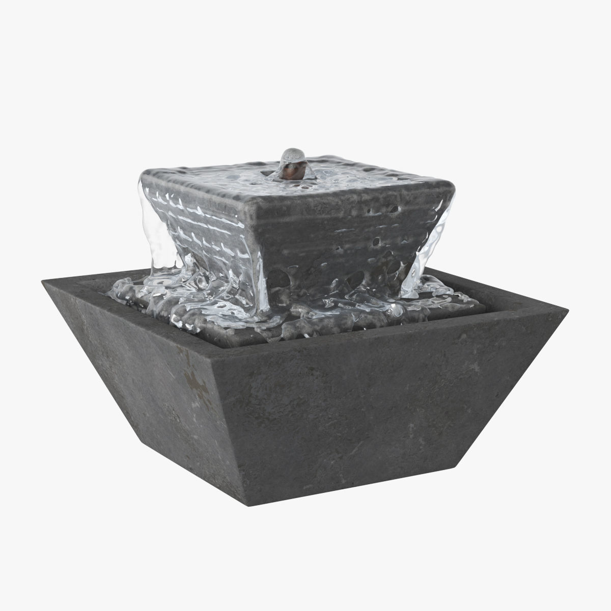 Potterybarn Pei Fountain 3D model_1