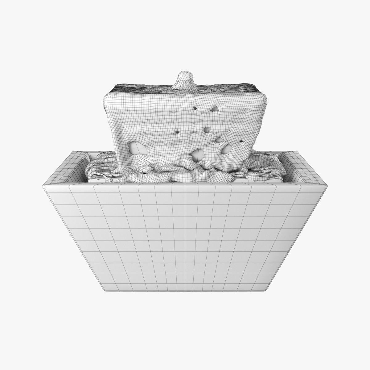 Potterybarn Pei Fountain 3D model_6