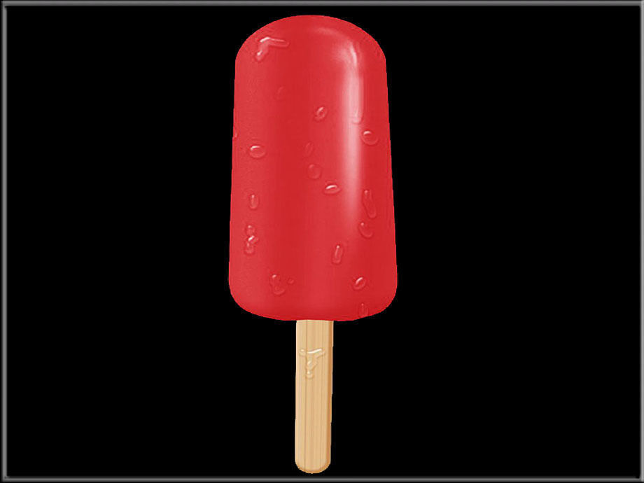 POPSICLES ice cream on stick Low-poly 3D model_5